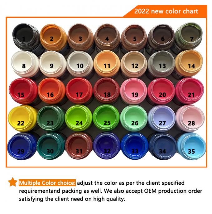 Série avancée d'encre de bord en polyuréthane à base d'eau de différentes couleurs 12