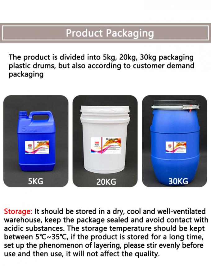 Manufacturer Supply Water Based Fluorescent Pigment Paste for Aqueous Coatings Fluo Gerlse Color Paste 22
