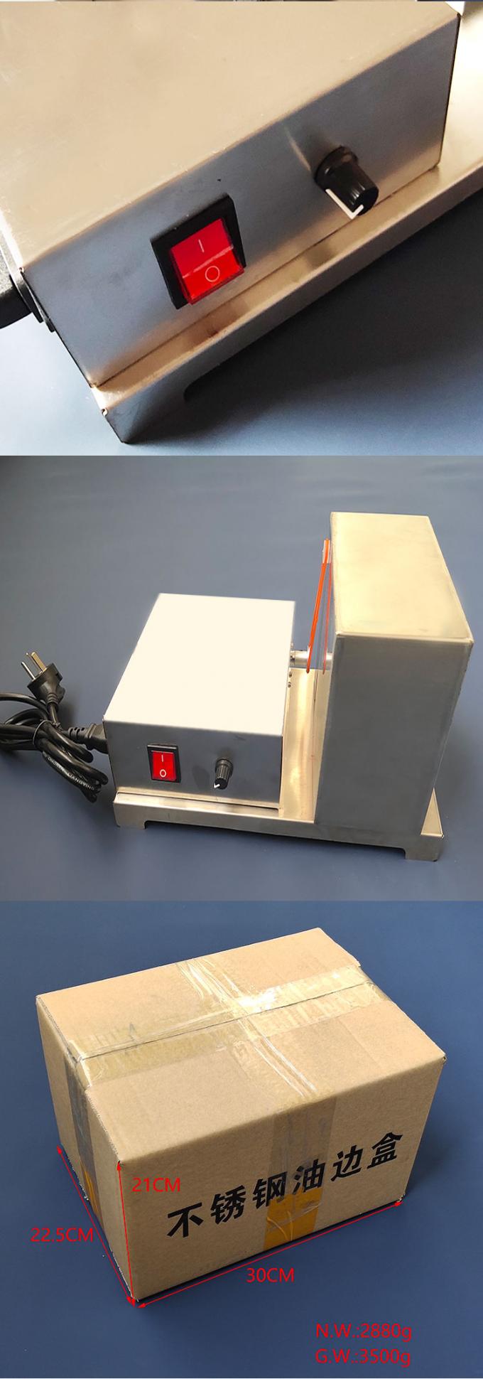 Machine &eacute;lectrique de peinture de bord en cuir d'un seul c&ocirc;t&eacute;, pour sacs de ceinture, facile &agrave; nettoyer, 220V 10