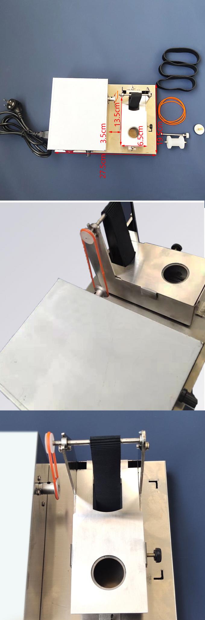 Machine &eacute;lectrique de peinture de bord en cuir d'un seul c&ocirc;t&eacute;, pour sacs de ceinture, facile &agrave; nettoyer, 220V 8