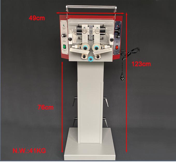 Double-side Electrical Leather Edge Dyeing Machine for Belt Bags 8