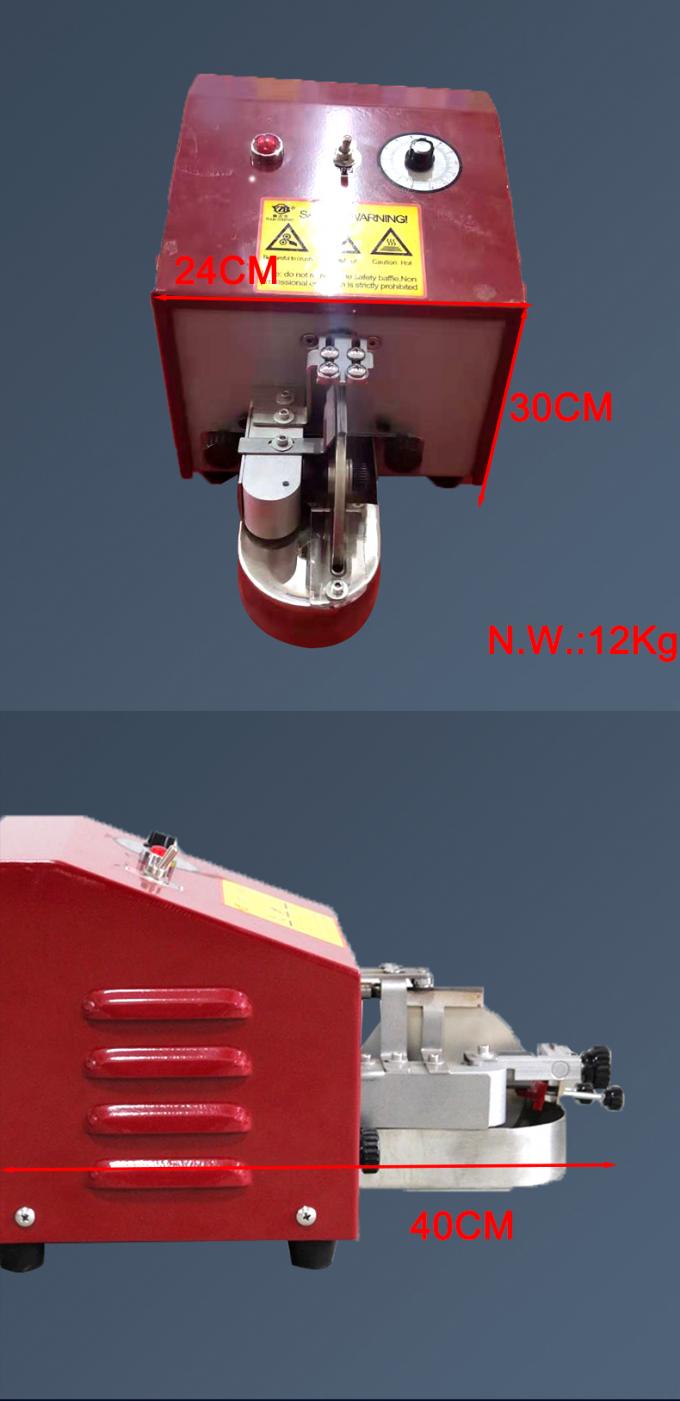 Single Side Electrical Leather Edge Painting Machine for Belt Bags 8