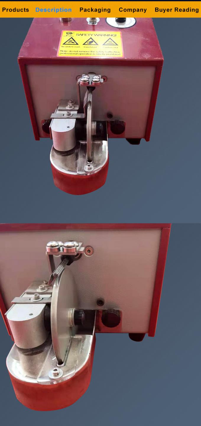 Single Side Electrical Leather Edge Painting Machine for Belt Bags 10