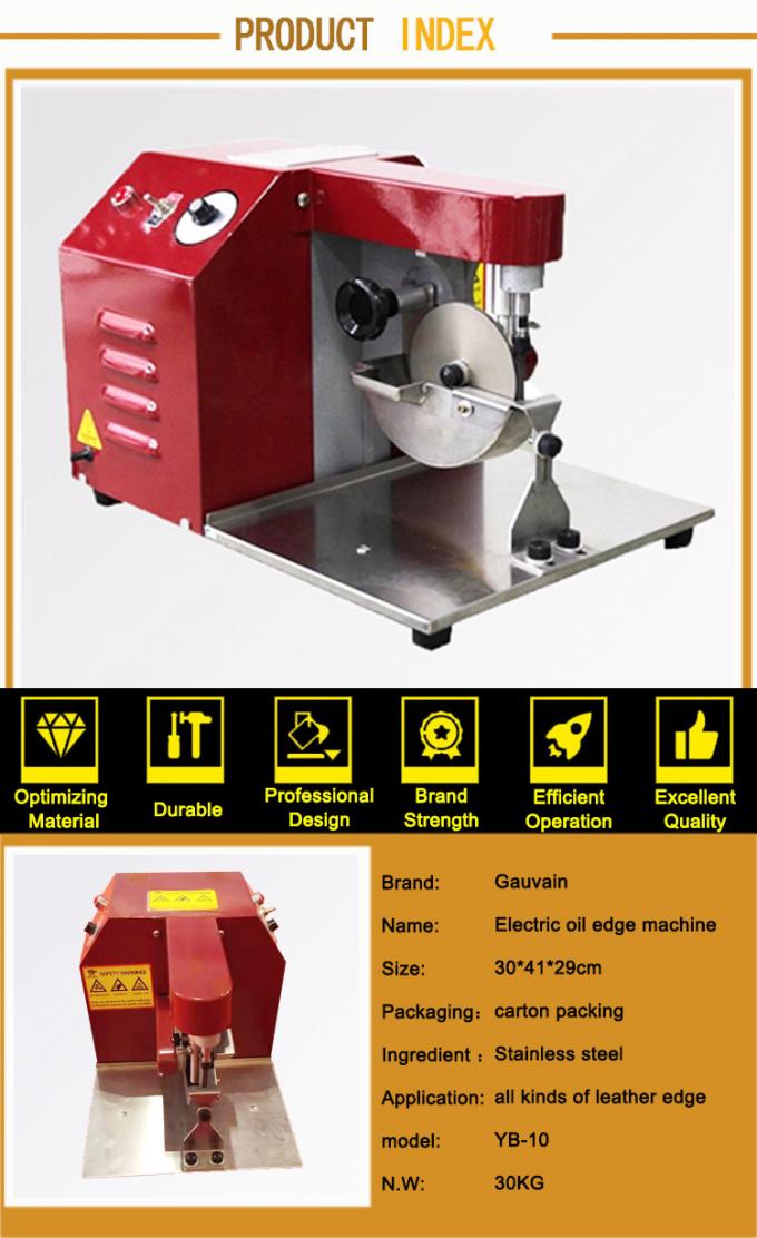 Single Side Electrical Leather Edge Painting Machine for Belt Bags 6