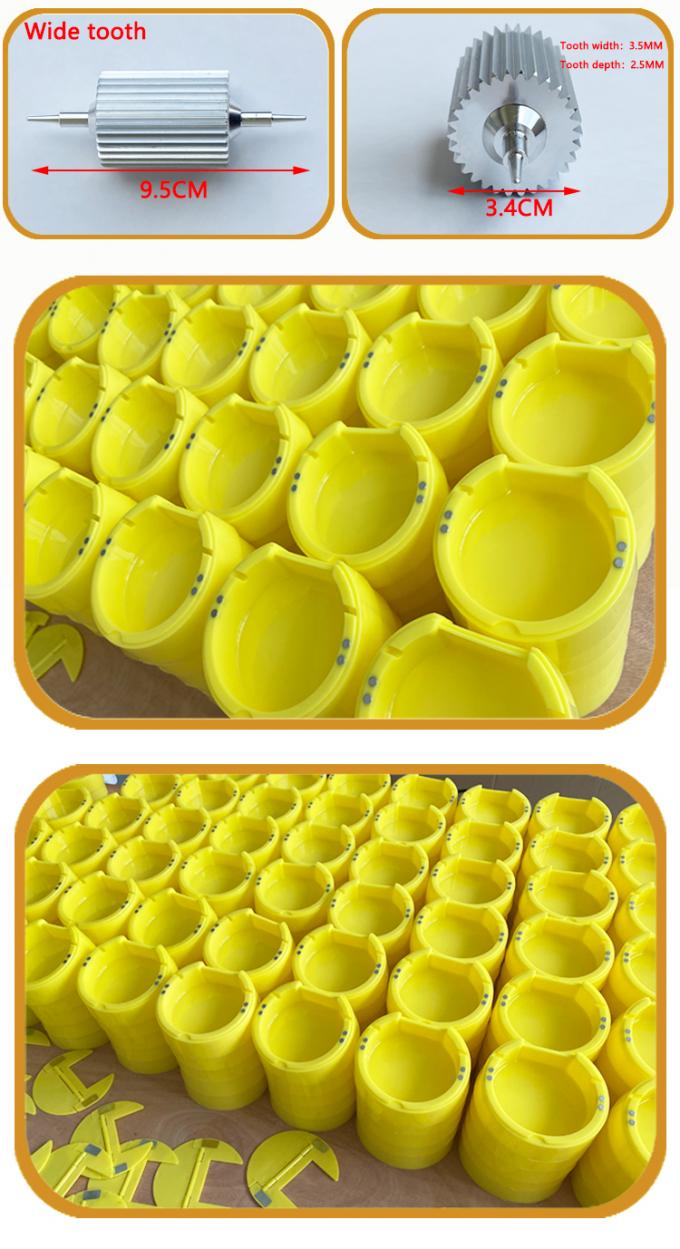Boîte de peinture à rouleaux ronde sans roulement, manuelle, pour outil de teinture de revêtement de bord en cuir, OEM 18