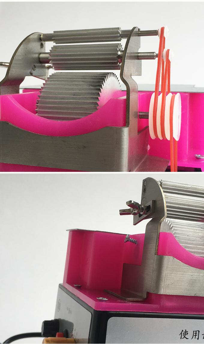 Machine de teinture de bord en cuir &agrave; trois roues simple face pour bord incurv&eacute; ou droit en cuir 12