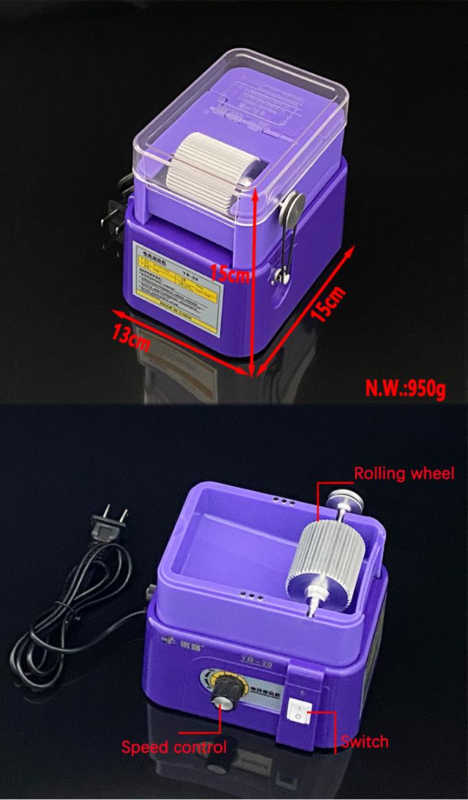 MIC &ndash; bo&icirc;te &eacute;lectrique de peinture des bords du cuir, rev&ecirc;tement antiadh&eacute;sif, facile &agrave; nettoyer, facile &agrave; utiliser, Machine de peinture des bords, 220V 8