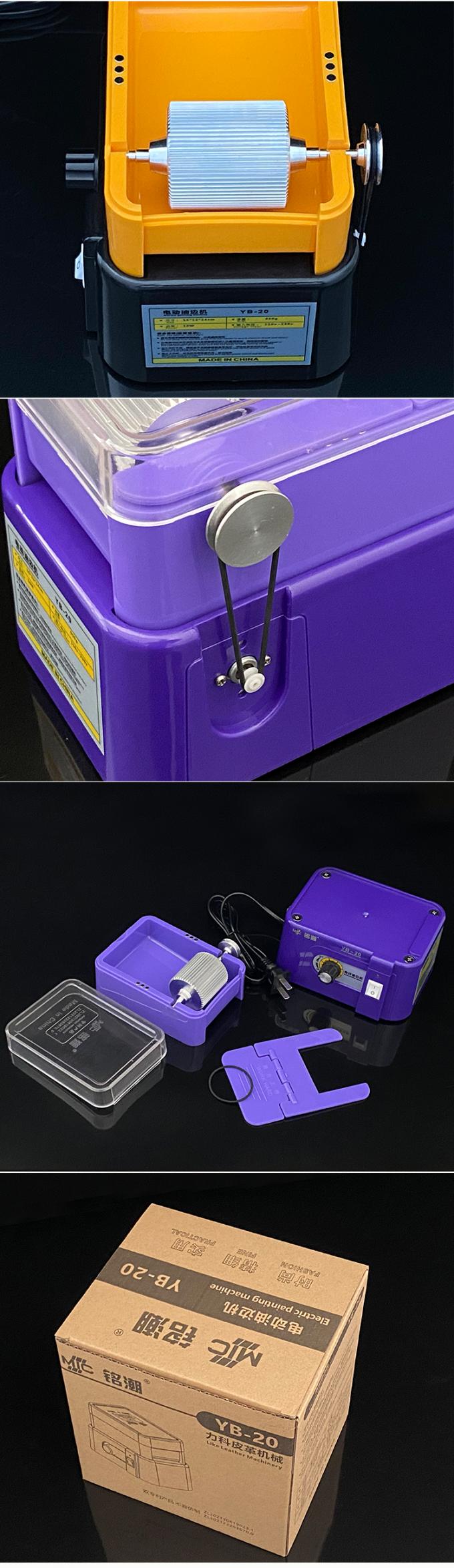 MIC &ndash; bo&icirc;te &eacute;lectrique de peinture des bords du cuir, rev&ecirc;tement antiadh&eacute;sif, facile &agrave; nettoyer, facile &agrave; utiliser, Machine de peinture des bords, 220V 12