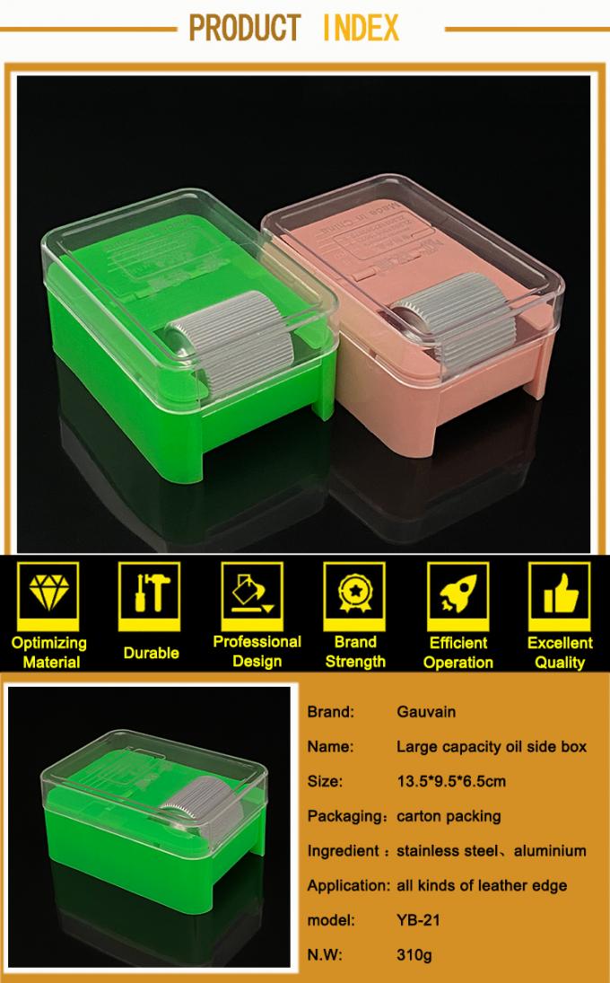 Large-capacity Bearing-less Roller Leather Edge Painting Box Leather Edge Dyeing Color Machine 6