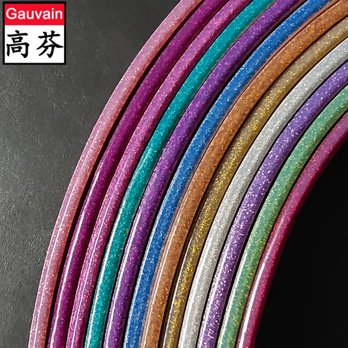 Peinture de bord en cuir à paillettes en polyuréthane à base d'eau, revêtement liquide pour meubles, ceintures en cuir, sacs, sangles, dessus de chaussures 6