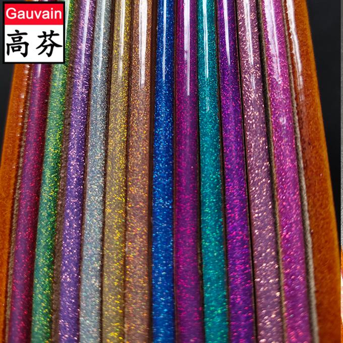 Peinture de bord en cuir à paillettes en polyuréthane à base d'eau, revêtement liquide pour meubles, ceintures en cuir, sacs, sangles, dessus de chaussures 8