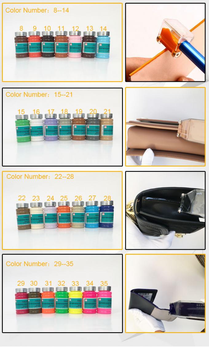 Advanced Polyurethane Water-based Leather Edge Paint for Raw Leather Edge DIY 100ml/bottle 10