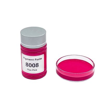 Fluo Pink Grande usine de fourniture de pâte à base d'eau Pigment liquide de couleur Pâte pour revêtement, peinture d'impression