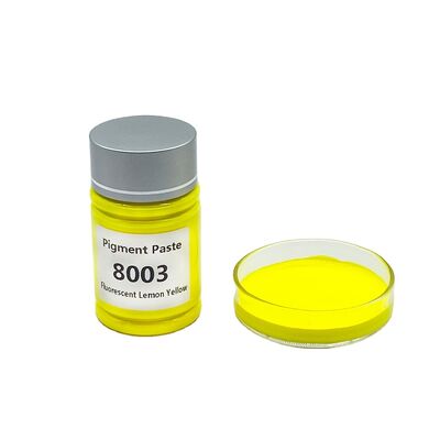 Prix d'usine Pigment d'encre à base d'eau directe pour peinture et revêtements Fluorescent Jaune citron Paste de couleur liquide
