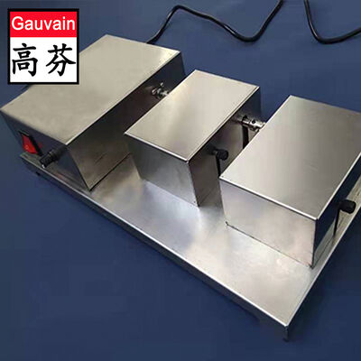 Electric Double Roller Leather Edge Dyeing Machine  for Belt Bags  Easy to Clean