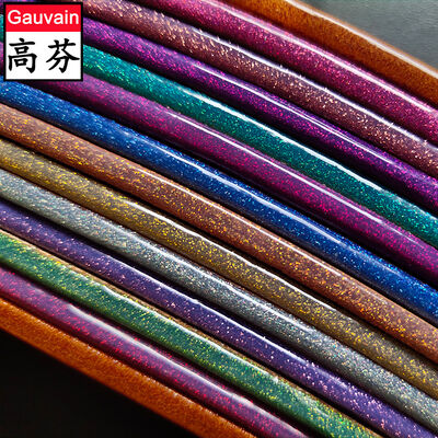 Vente d'usine Peinture en cuir brillant avec couleur, Acrylique Glitter Edge Colorant pour sacs en cuir ceintures Menus